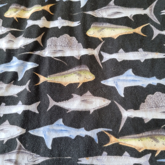 Vintage Mako Hawaii Sportswear Hawaiian Button Down Shirt XL Trophy Fish Print - Picture 6 of 6